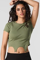 Short Sleeve Garter Top