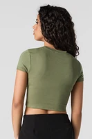 Short Sleeve Garter Top