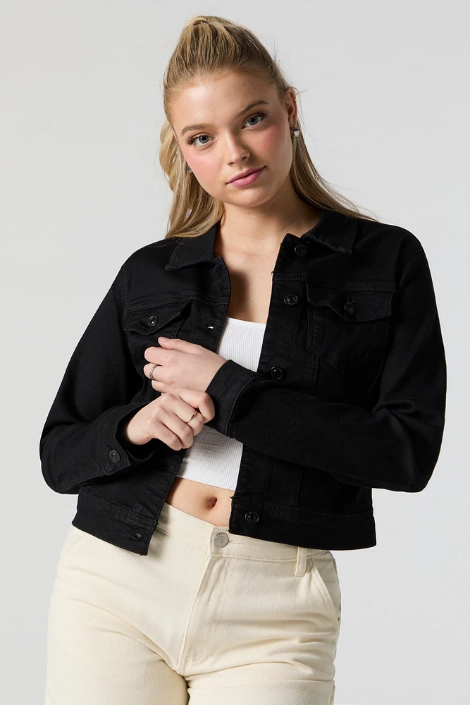 Cropped Denim Jacket