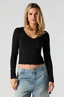 Everyday V-Neck Long Sleeve Top