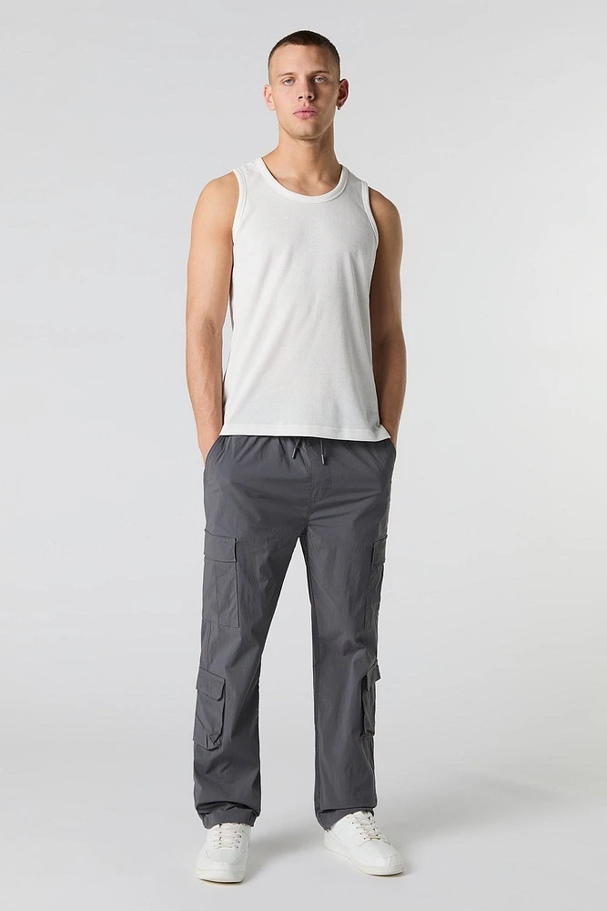 Pantalon cargo en nylon