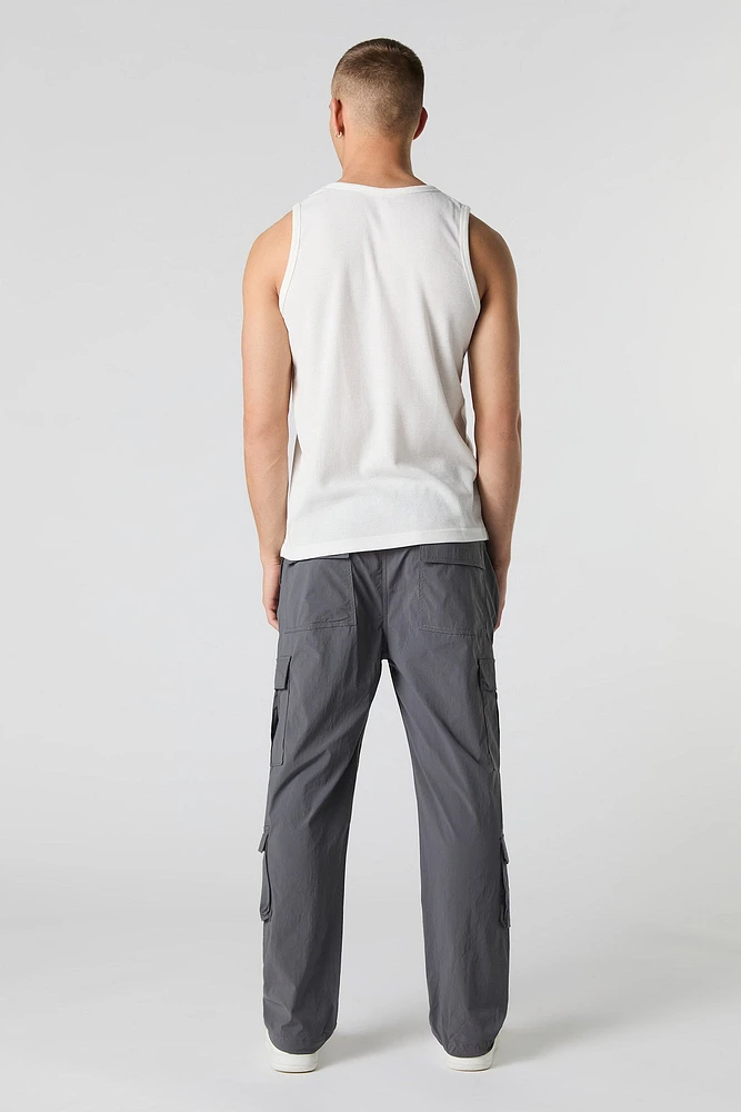 Pantalon cargo en nylon