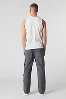 Pantalon cargo en nylon