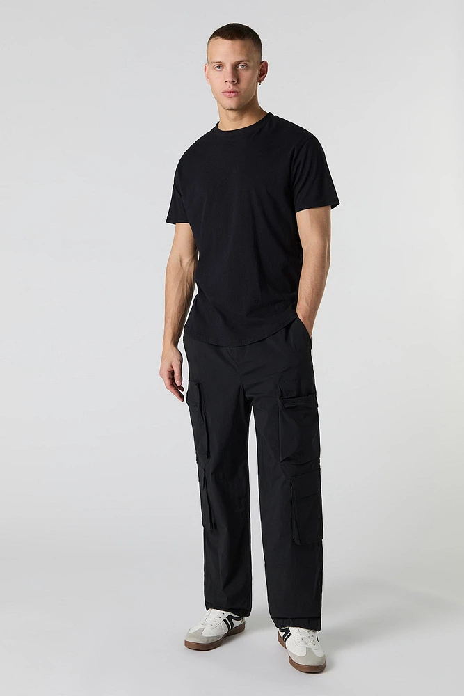 Nylon Zip Pocket Cargo Pant