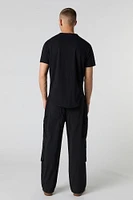Nylon Zip Pocket Cargo Pant