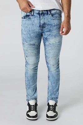 Stretch Moto Skinny Jean