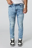 Stretch Moto Skinny Jean