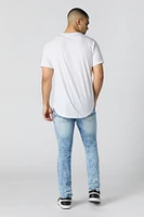 Stretch Moto Skinny Jean
