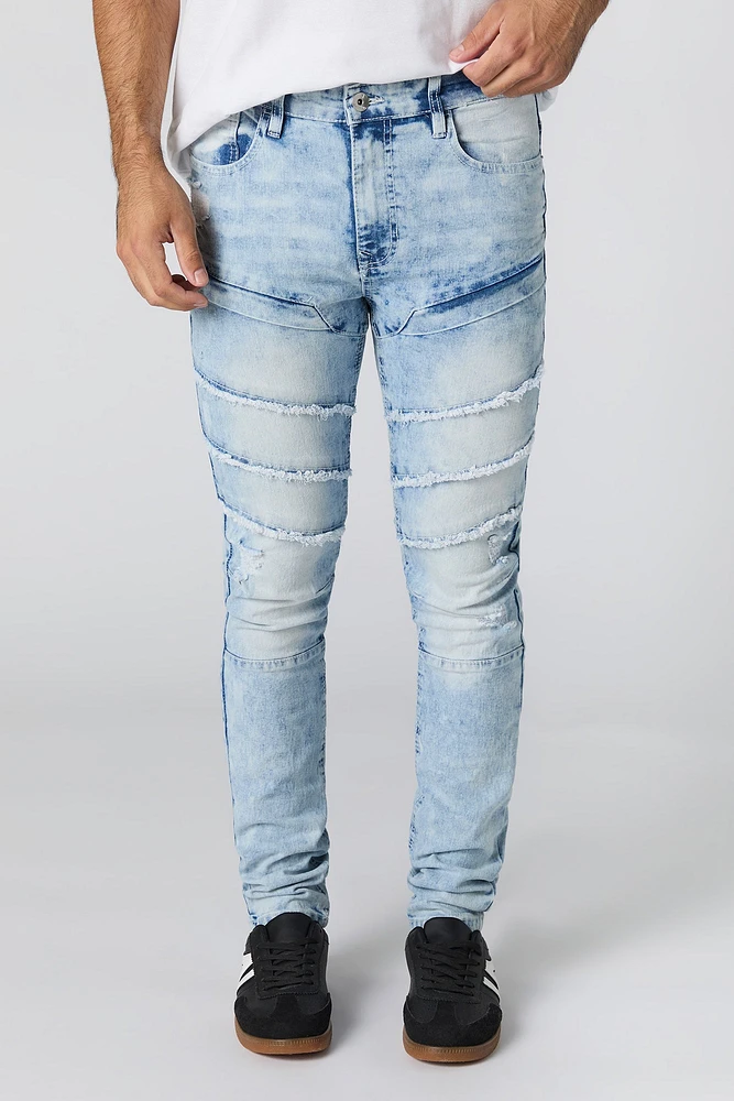 Stretch Frayed Skinny Jean