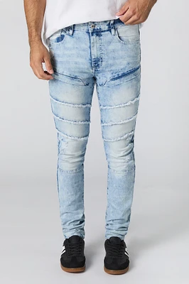 Stretch Frayed Skinny Jean