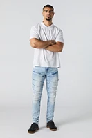 Stretch Frayed Skinny Jean