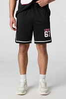 Graphic Mesh Athletic Short