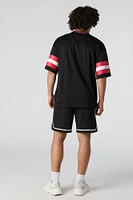 Graphic Mesh Athletic Short