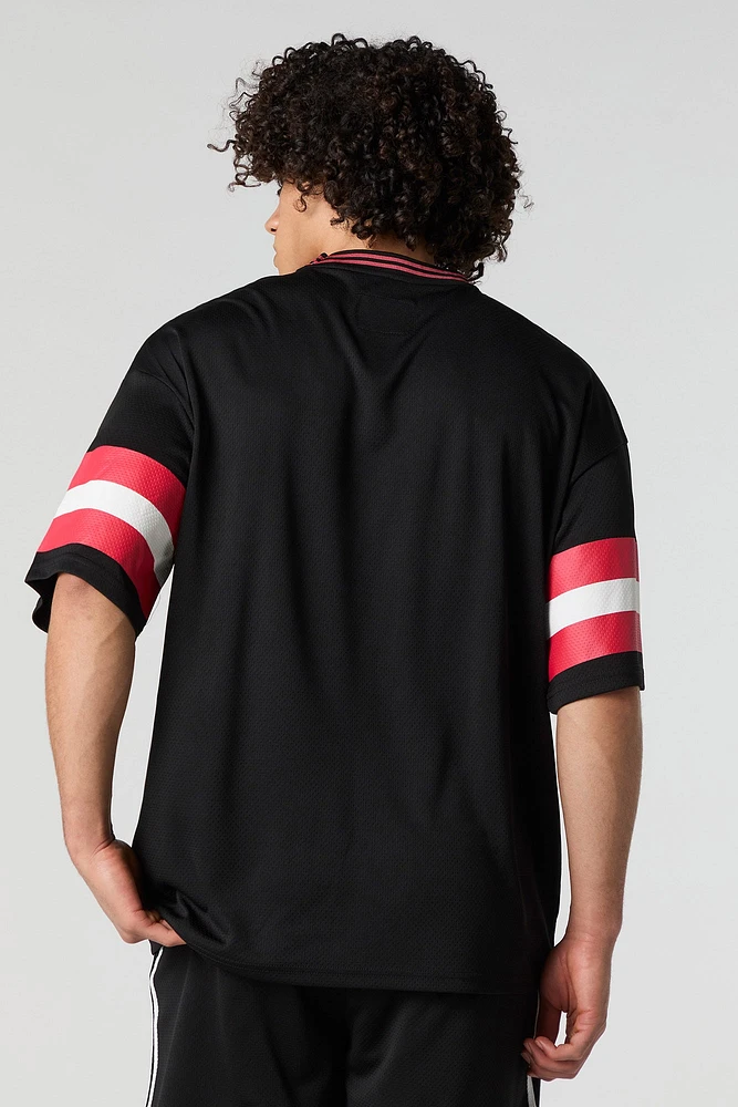 Graphic Mesh Athletic Jersey