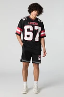 Graphic Mesh Athletic Jersey