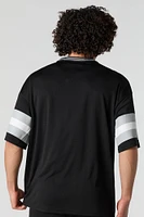 Jersey sport en filet imprimé