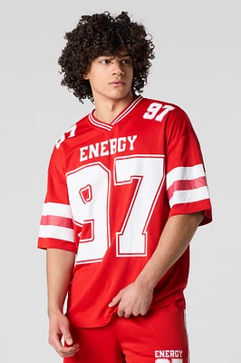 Graphic Mesh Athletic Jersey