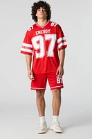 Graphic Mesh Athletic Jersey