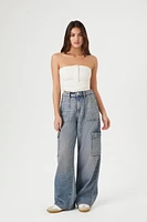 Jean Inspired Tube Top