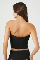 Zip Up Tube Top