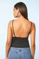 Rhinestone Cropped Cami