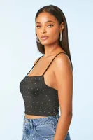 Rhinestone Cropped Cami