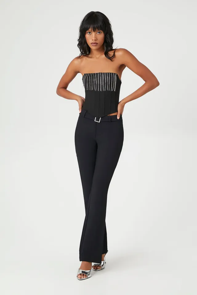 Forever 21 Women's Rhinestone Fringe Bodysuit in Black, 3X - ShopStyle Plus  Size Tops