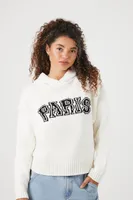 Paris Knit Sweater Hoodie