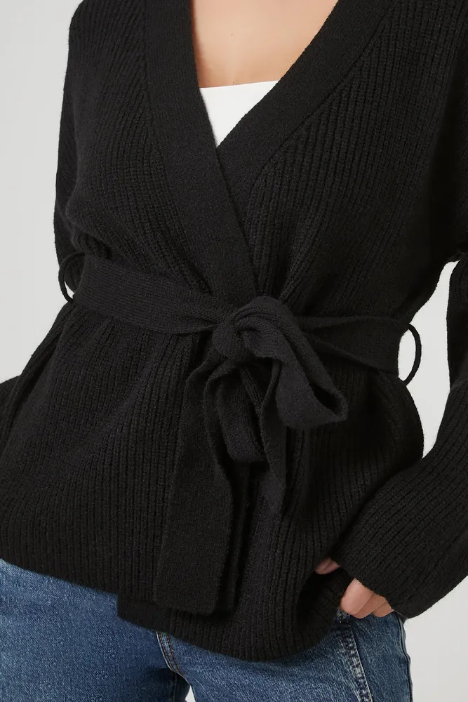 Belted Wrap Cardigan