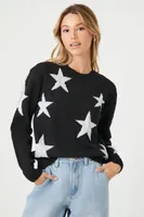 Star Jacquard Knit Sweater