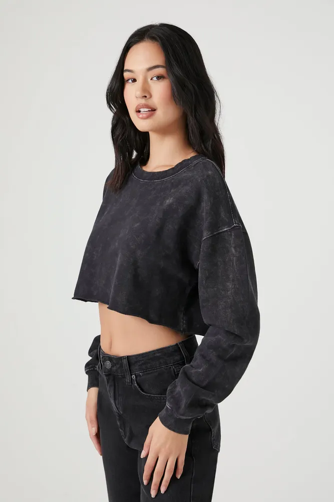 Los Angeles Graphic Cropped Sweatshirt