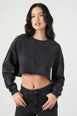 Los Angeles Graphic Cropped Sweatshirt