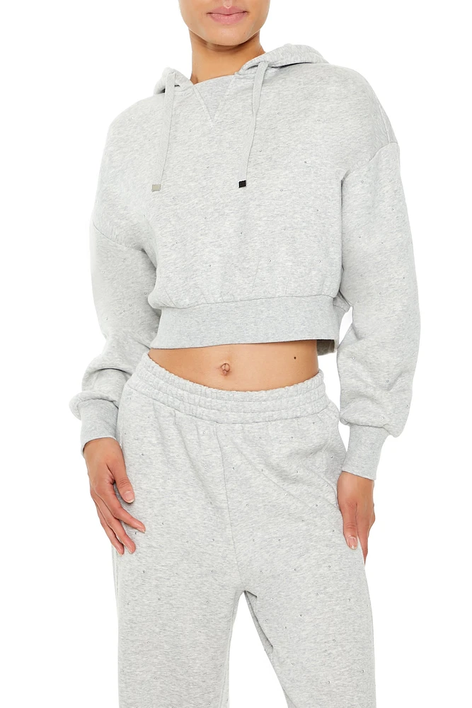 Active Fleece Cropped Hoodie