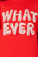 Whatever Graphic Fleece Sweatshirt