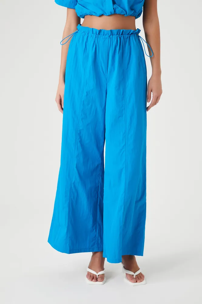 Toggle Drawstring Wide Leg Pant