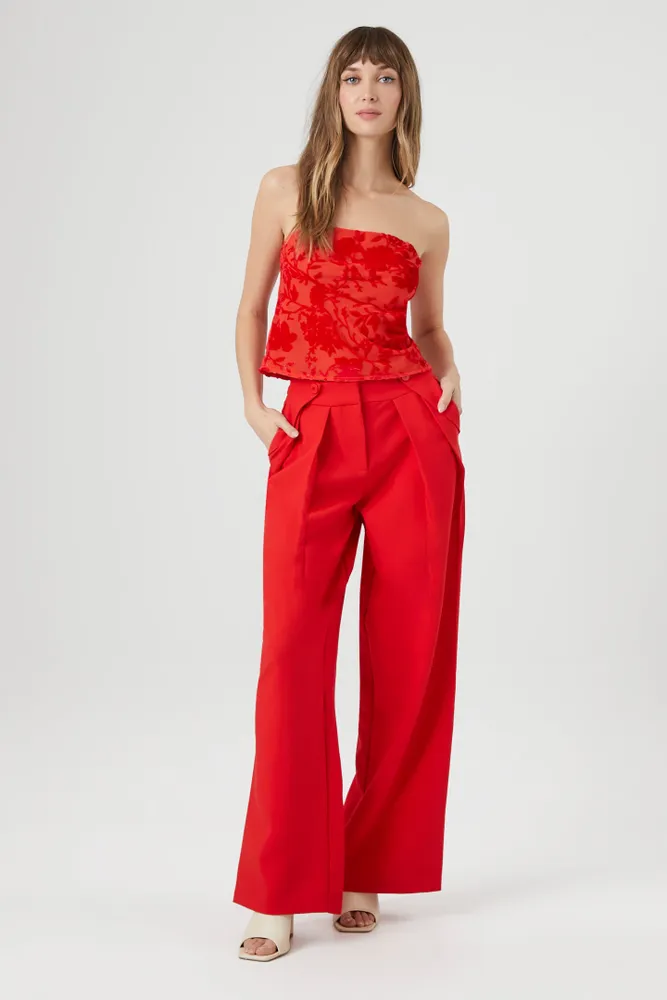 High Rise Pleated Trouser