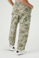 Camo Print Cargo Jogger