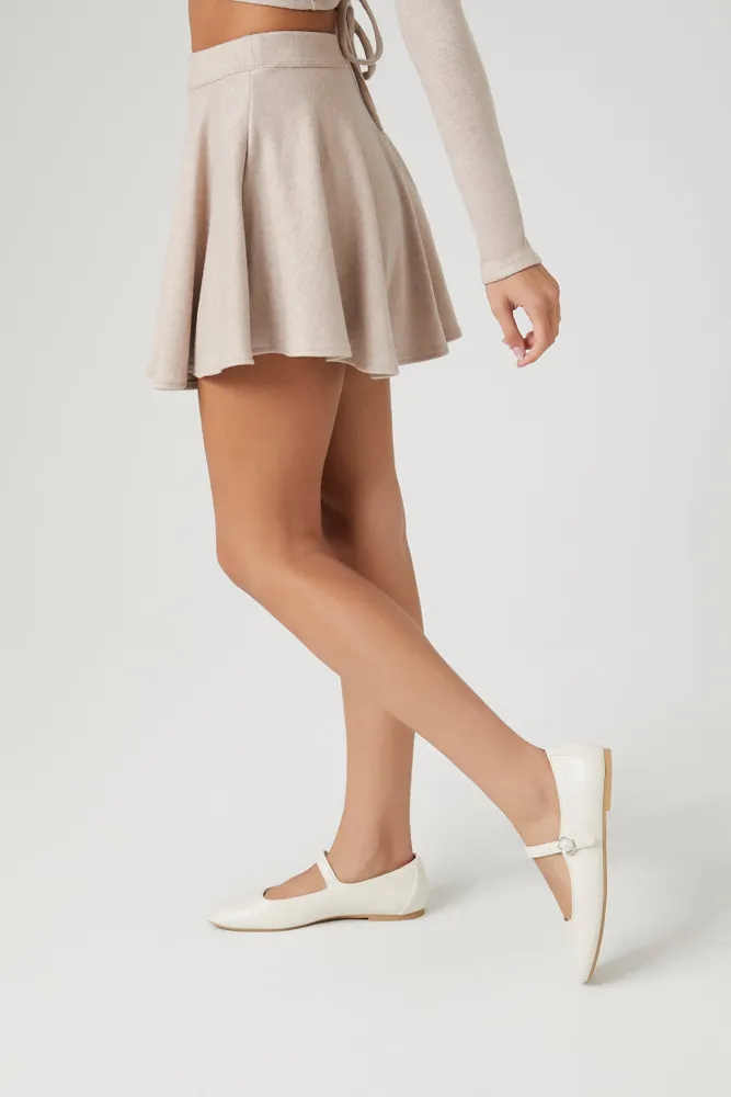 Knit Skater Mini Skirt