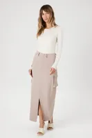 Cargo Maxi Skirt