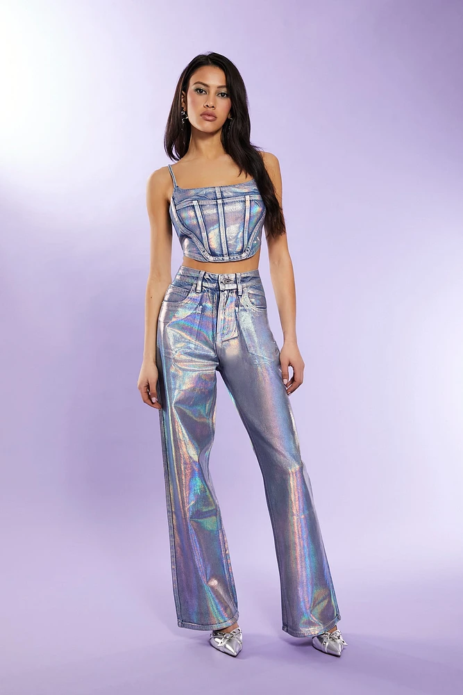 Iridescent Baggy Jean