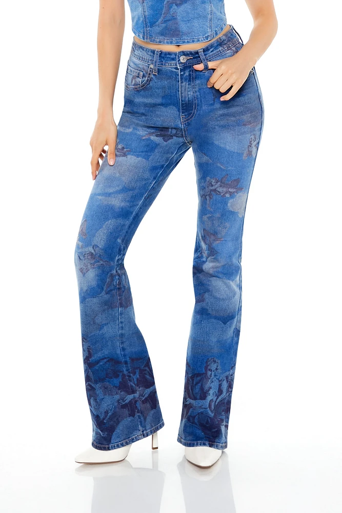 Angel High-Rise Flare Jeans