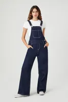 Straight Leg Denim Overall