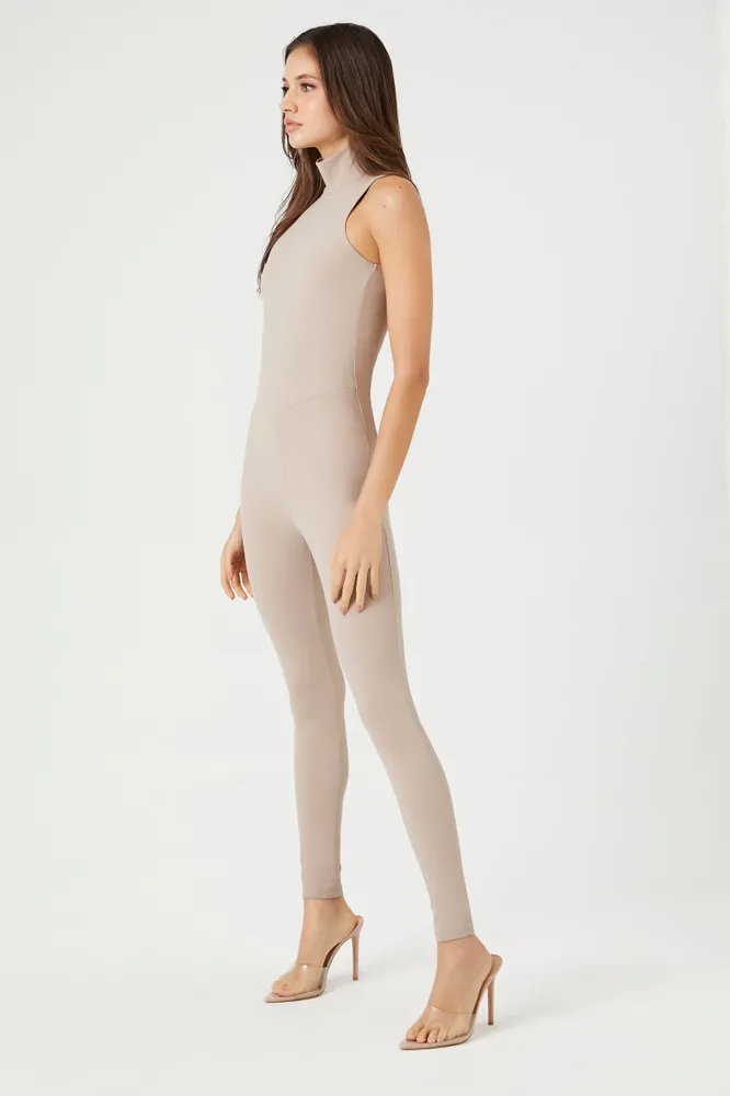 Forever 21 Contour Mock Neck Jumpsuit