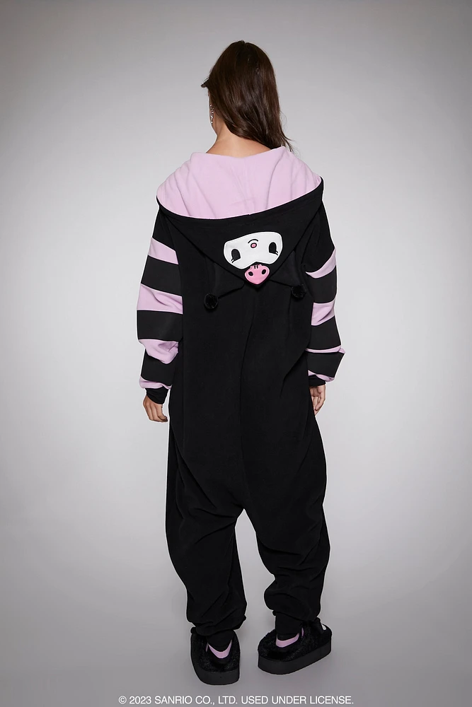 Fleece Kuromi Pajama Jumpsuit