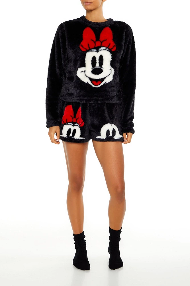 Short de pyjama à imprimé Disney Mickey & Minnie