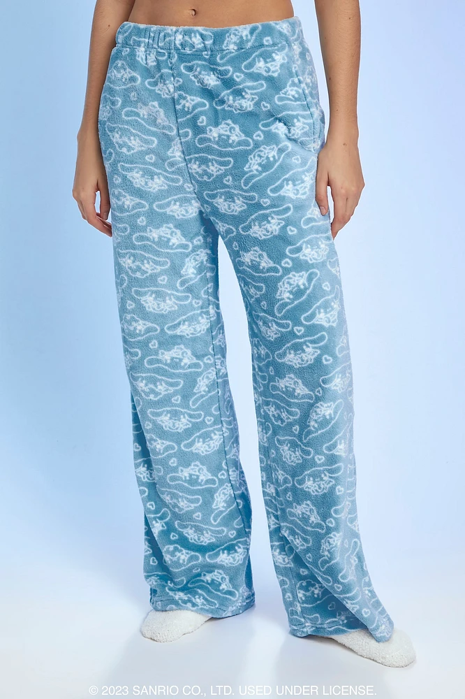 Pantalon de pyjama en molleton Ã  imprimÃ© Cinnamoroll