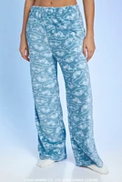 Pantalon de pyjama en molleton à imprimé Cinnamoroll