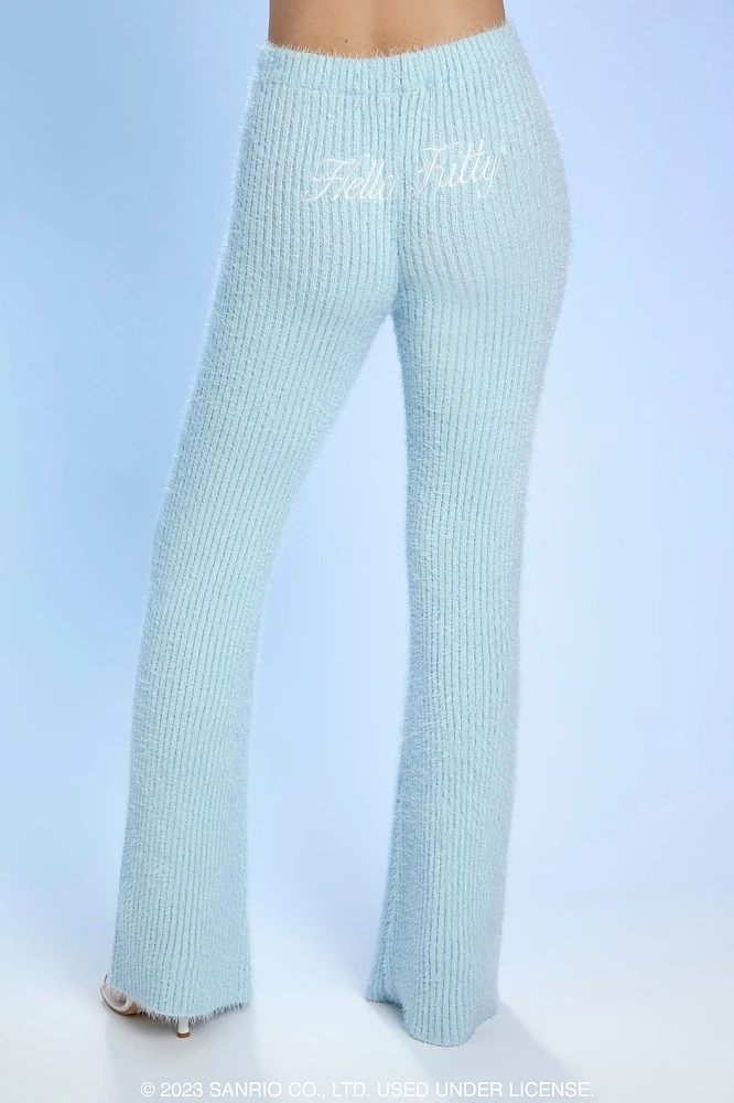 Pantalon en tricot Ã  jambe Ã©vasÃ©e avec imprimÃ© Hello Kitty