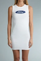 Ford Graphic Mini Tank Dress