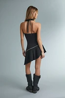 Ford Halter Asymmetrical Mini Dress